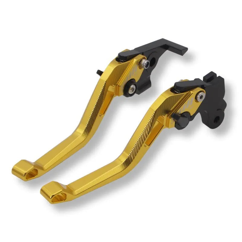 Motorcycle metal clutch lever pull rod in multiple colour options: black, blue, gold, red, titanium, orange.