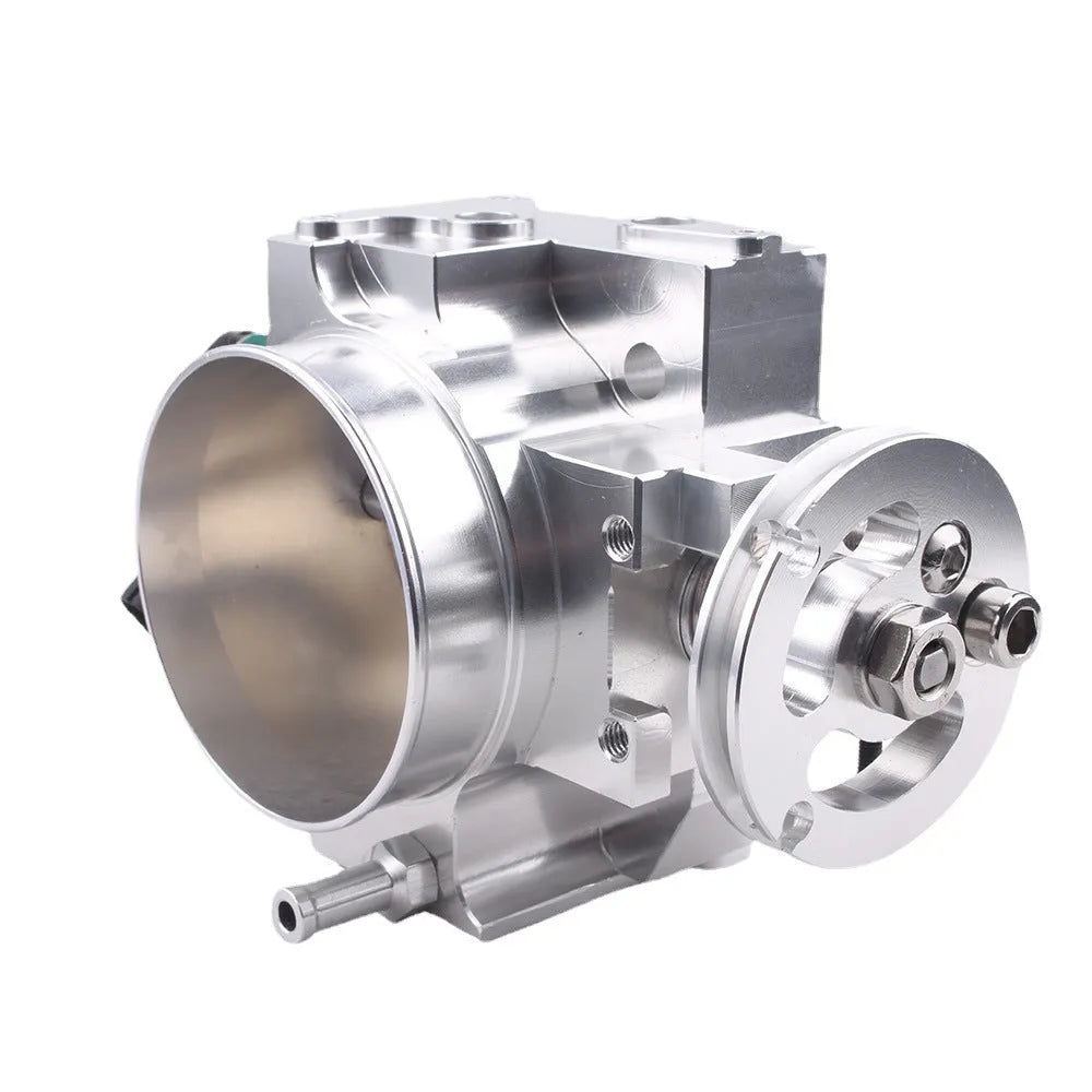 Aluminium throttle body for Honda K20A engine with 70mm diameter and sensor connection