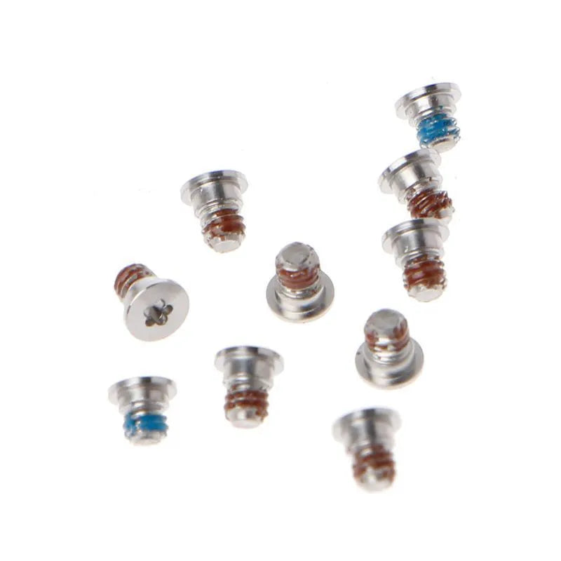 Ten small metal screws for MacBook Pro Retina A1502 A1398 A1425 bottom shell replacement.