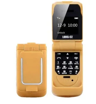 Mini flip mobile phone in six colours with closed flip cover