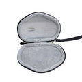 Black nylon mouse protective case with grey interior for Logitech M720 with EVA foam padding
