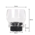 Clear plastic Delta power tool protective cover for grinding, showing transparent shield.