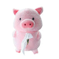 Plush cartoon lamb design car tissue box cover for vehicle or home decoration