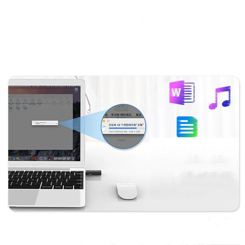 Black USB car FM Bluetooth receiver for wireless music streaming with USB and AUX input ports
