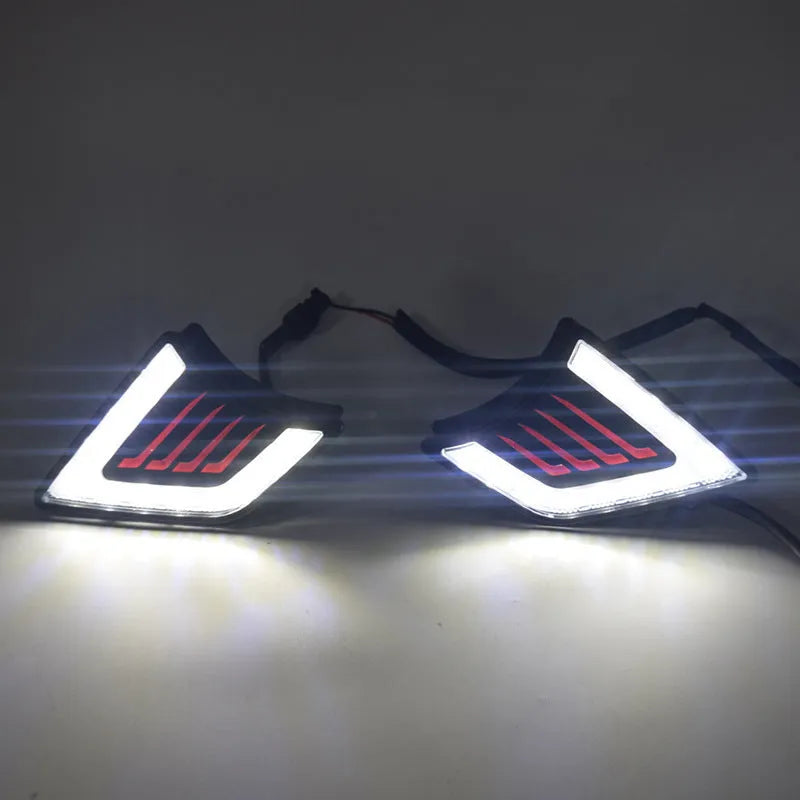 Black ABS fog light LED day light for Toyota Hilax with 12V 1W LED