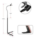 Universal mobile phone bed bracket with adjustable overhead support shelf in black and white colour options