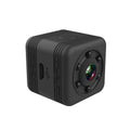 Black SQ29 waterproof sports camera with MicroUSB port and TF card slot