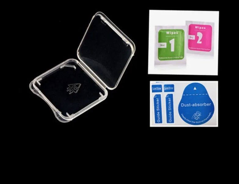Tempered glass protective film for Samsung Galaxy rear camera lens and flash.