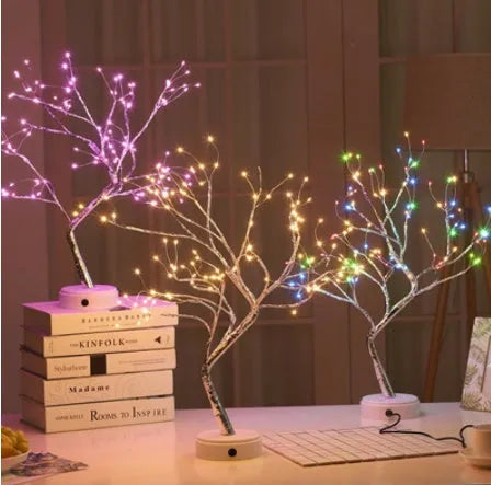 LED Christmas tree light with touch control, 50-60cm tall with 12cm base, available in 108 or 36 LED versions