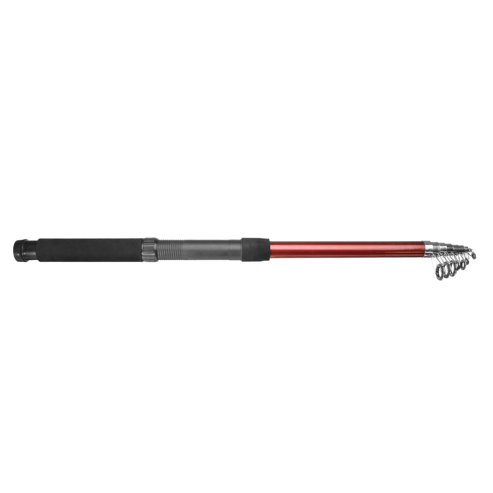 White LED fishing rod light panel mounted on a tall telescopic pole for outdoor use
