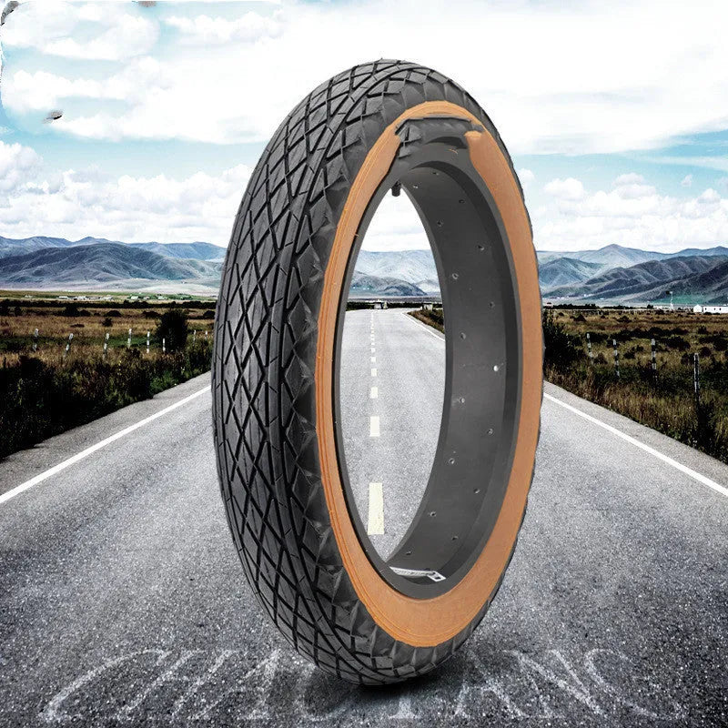 20x4.0 inch brown rubber tyre for electric beach cars and snowmobiles