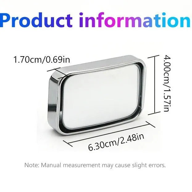 Ultra clear rearview mirror set 2pcs glass and alloy for car use