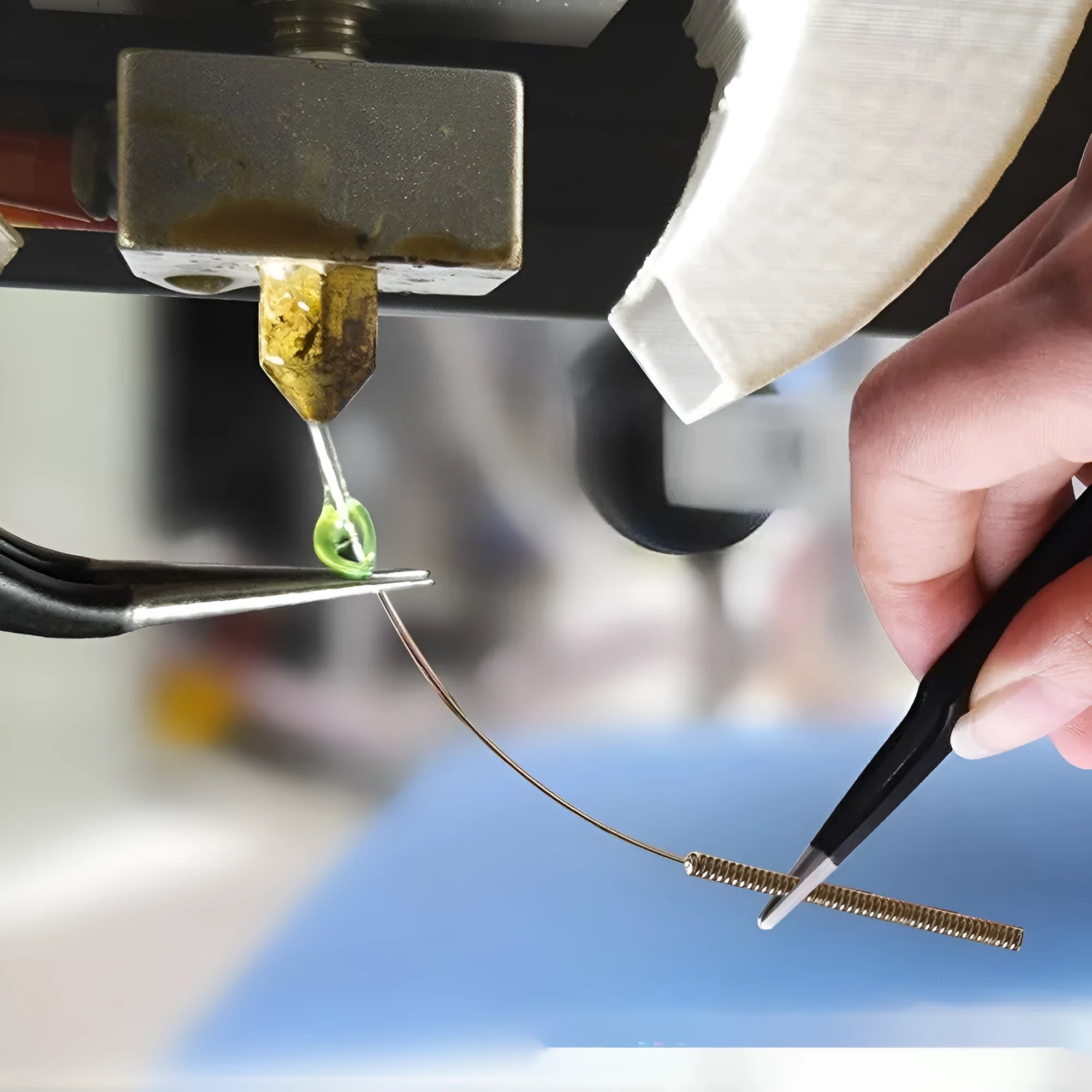 MK8 brass 3D printer nozzle and stainless steel cleaning pin kit for Ender 3