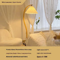 Retro vertical bedside table lamp with sofa edge design and three-colour variable light
