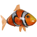 Remote control shark air swimming balloon with infrared controller showing 57-inch length