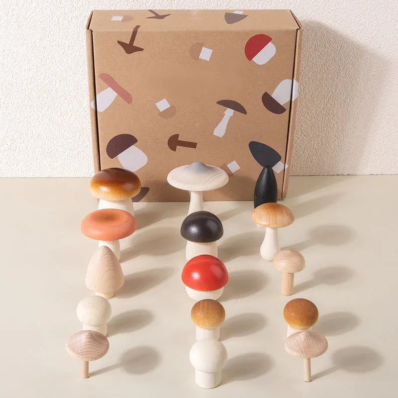 Wooden simulation bird eggs toy suit in Colourful Bird Eggs option, packaged in colour box