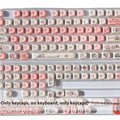 Pink Pig-themed scented PBT keycap with colourful dye-sublimation artwork on all sides.