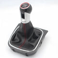 Genuine leather gear shift dust boot for Volkswagen Golf manual transmission with 12mm installation hole