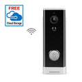 White network wireless video intercom camera for mobile phone remote monitoring with wall-mounted design
