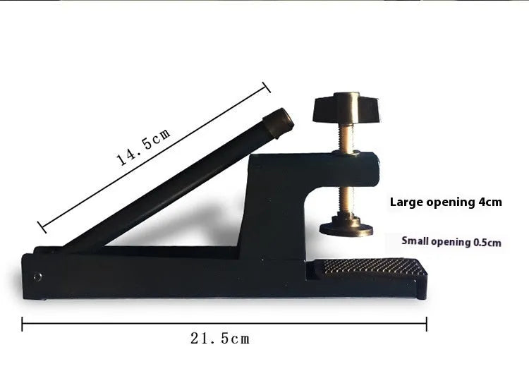 Table tennis post with universal large clip for indoor open grid table tennis tables