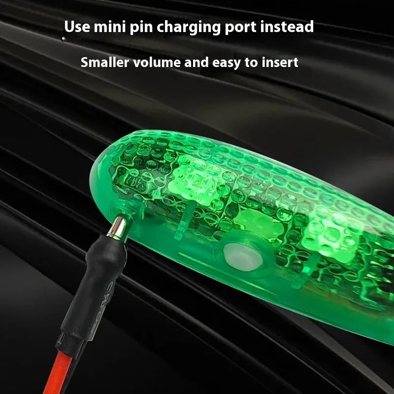 V3 wireless charging waterproof navigation light for model ships and cars with red, green, and white LEDs