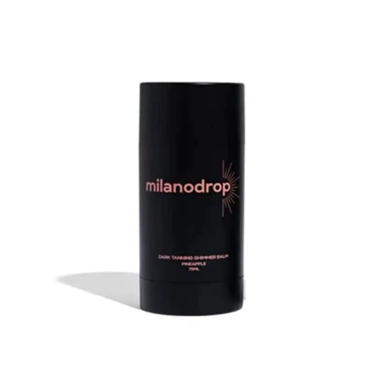 Matte sun tanning black liquid set with 50ml tanning drops and 75ml flash cream bottles