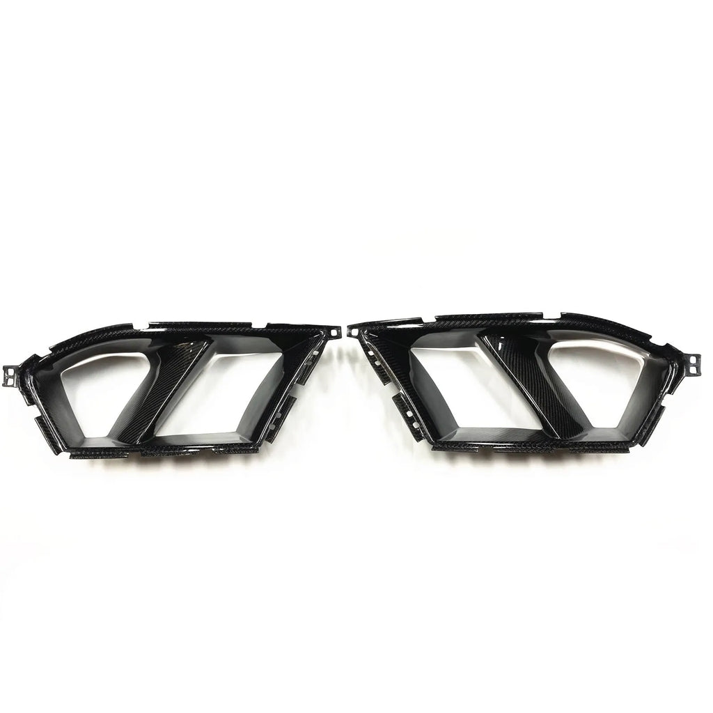 Dry carbon fibre front grille for BMW M3 M4 G80 G82 with 3K weave pattern