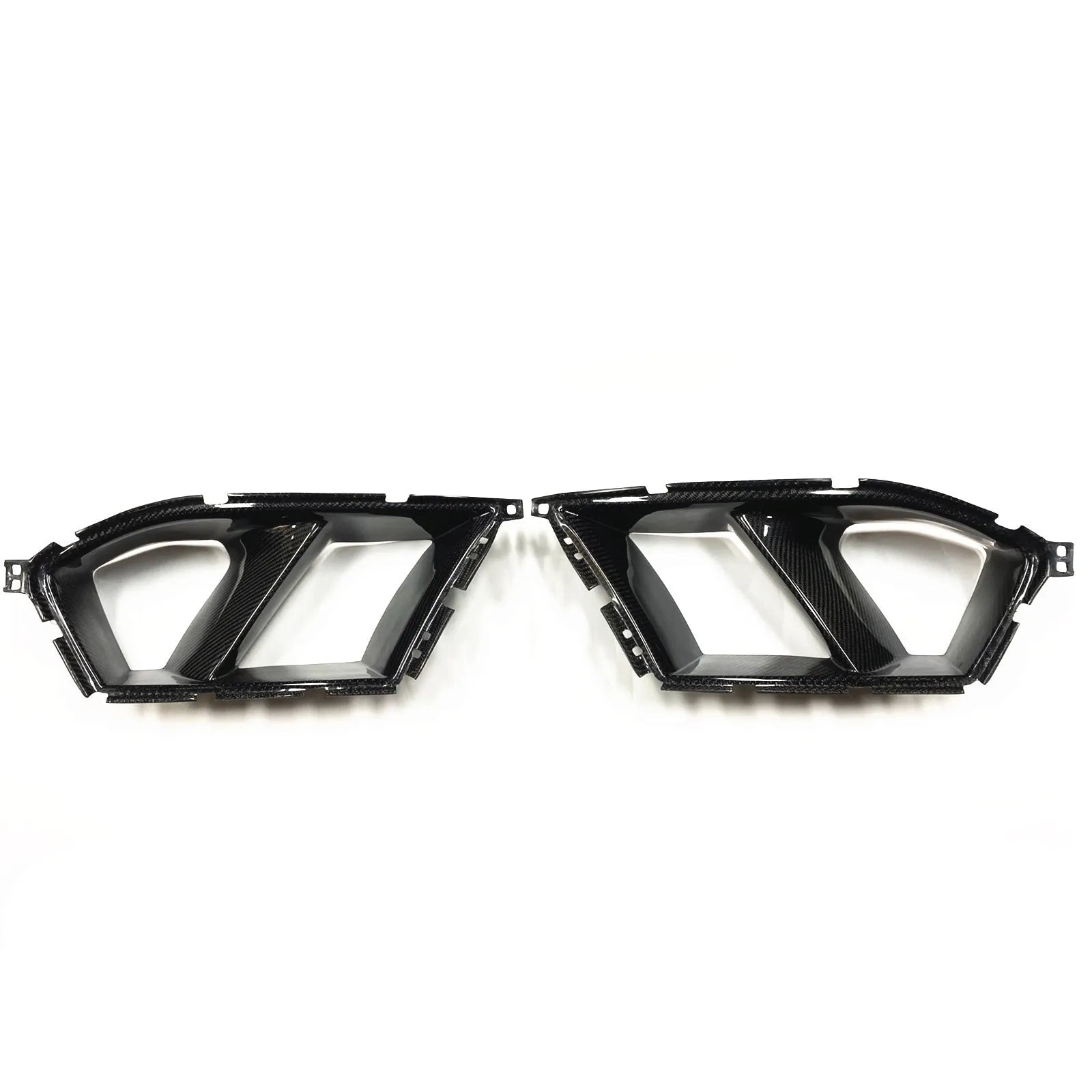 Dry carbon fibre front grille for BMW M3 M4 G80 G82 with 3K weave pattern