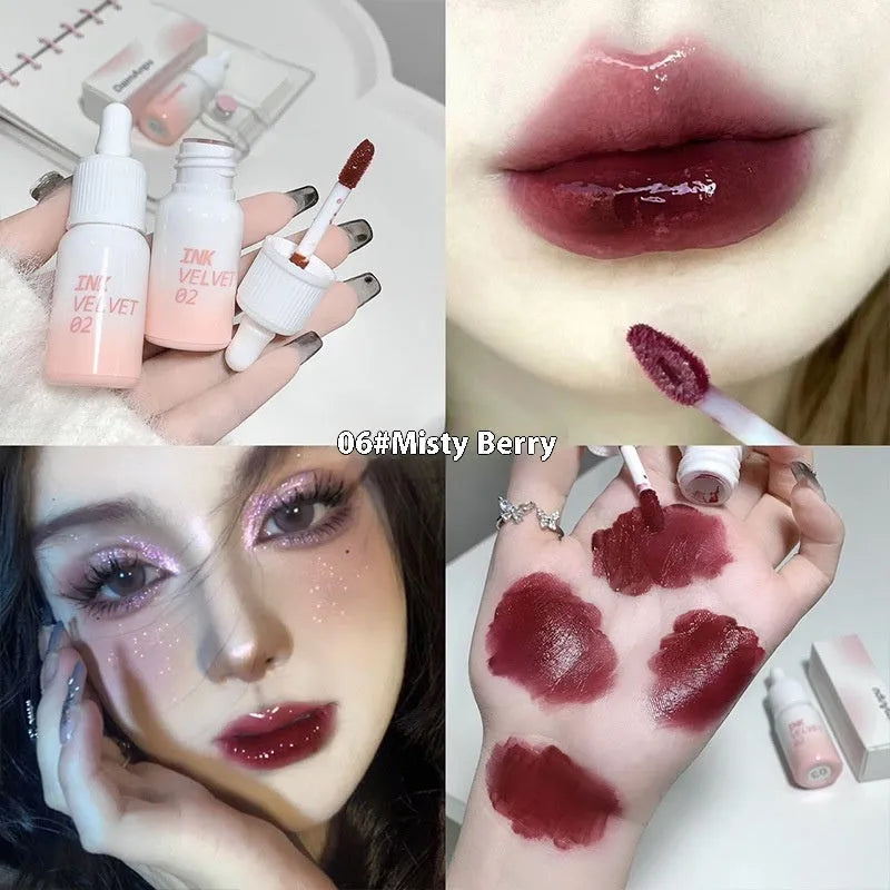 Milk Huhoo series Mirror Lip Lacquer bullet in one of four colour shades, 3.5g net content.