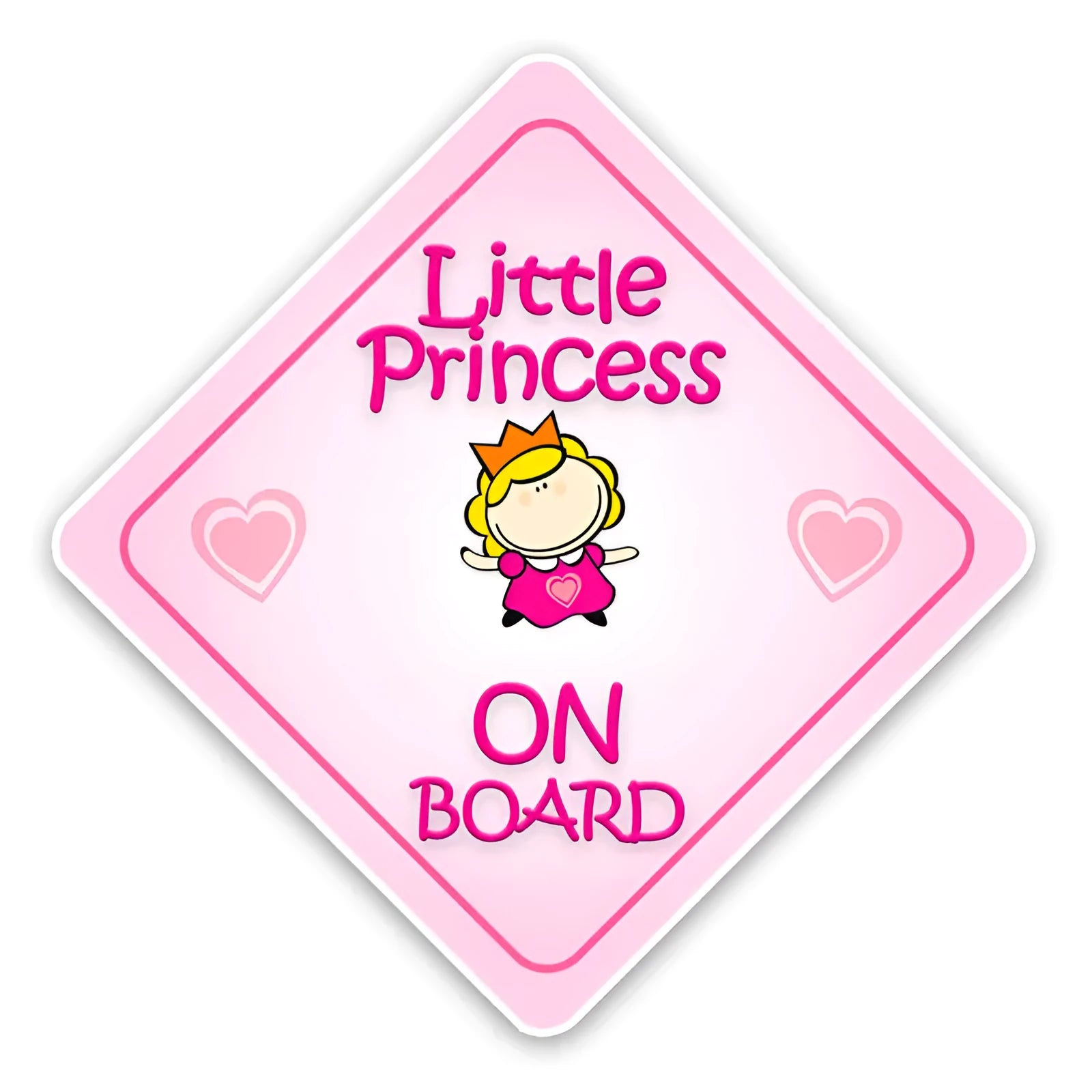 Baby On Board reflective car stickers with PET material in various baby pattern designs