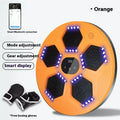 Smart music boxing machine with hanging reaction target wall set and matching boxing gloves