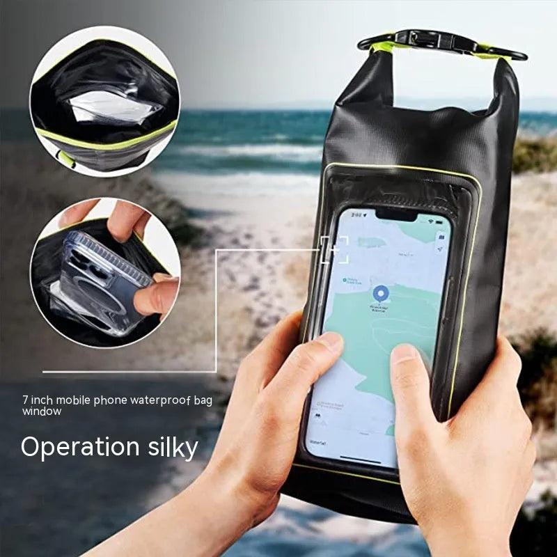 PVC waterproof crossbody phone bag in multiple colours for swimming and outdoor activities