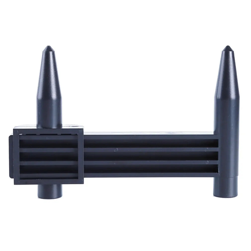 Electronic digital hole distance measuring tool with plastic housing and digital display for 180mm measurement range