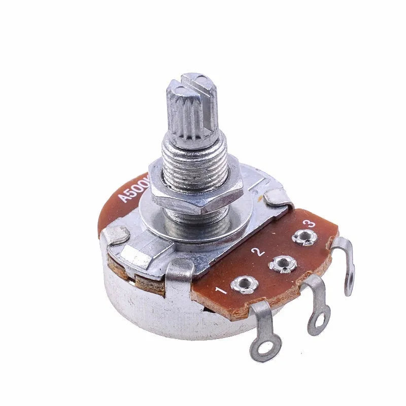 Metal electric guitar potentiometer knob for volume and tone control replacement