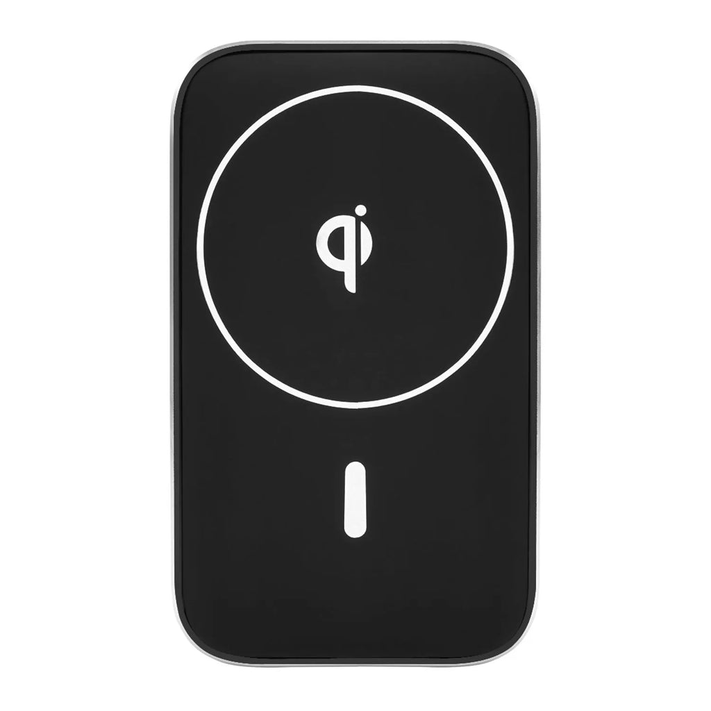 Black M6 car bracket magnetic wireless charger with adjustable vent clip for dashboard mounting