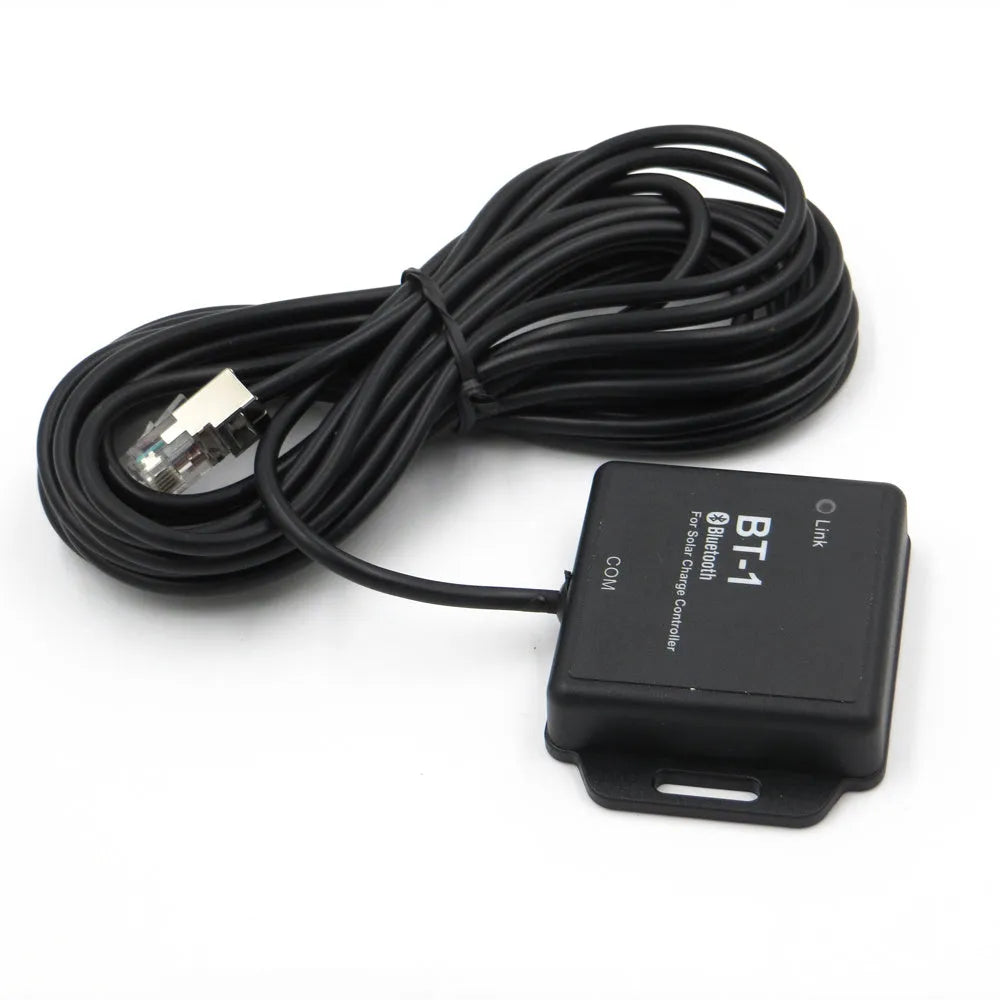 BT-1 solar panel controller with Bluetooth module for 12V/24V battery systems