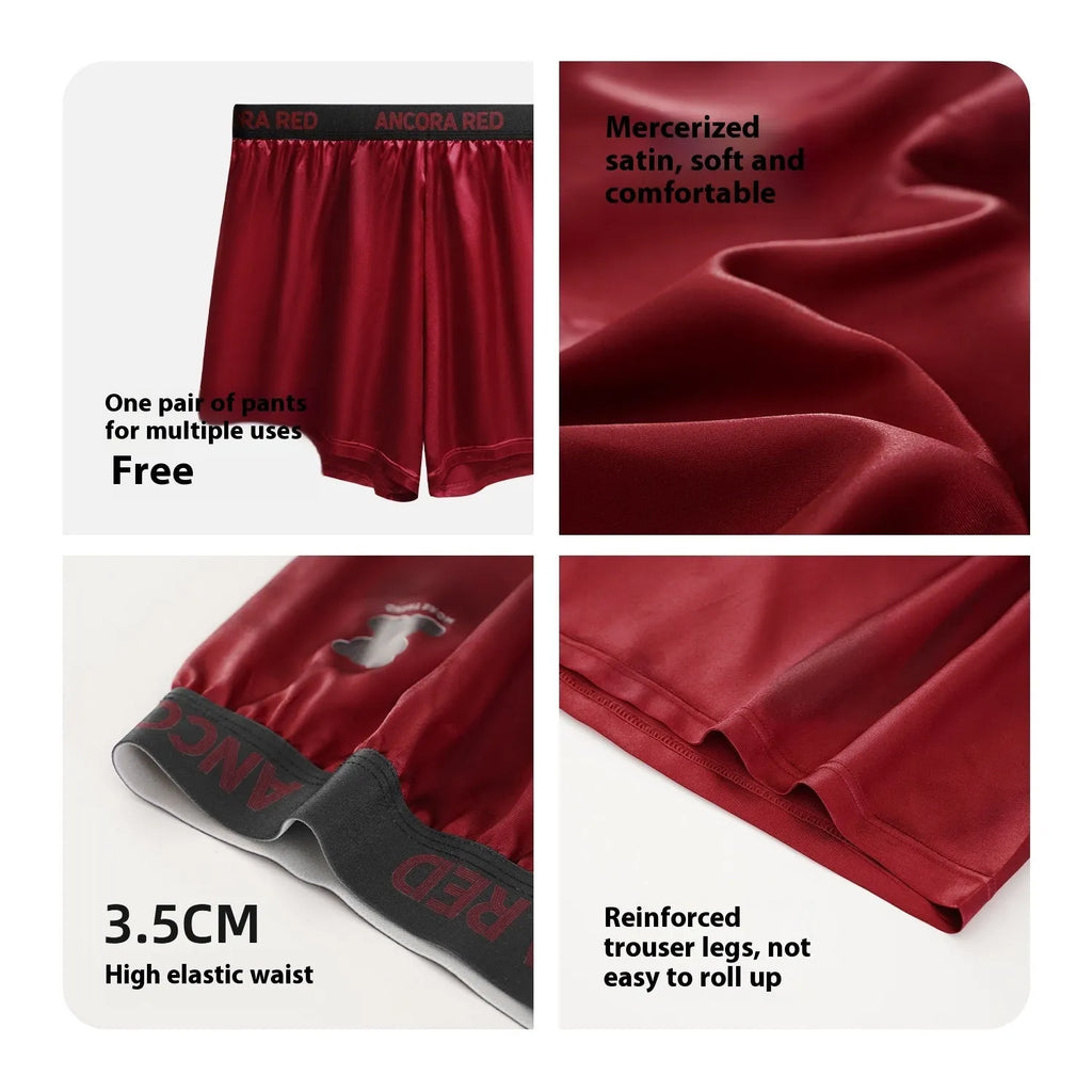 Men's solid colour boxer briefs in black, shown with mid waist design