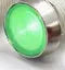 10mm stainless steel edge plastic indicator light with wire and flat metal bezel in multiple colours
