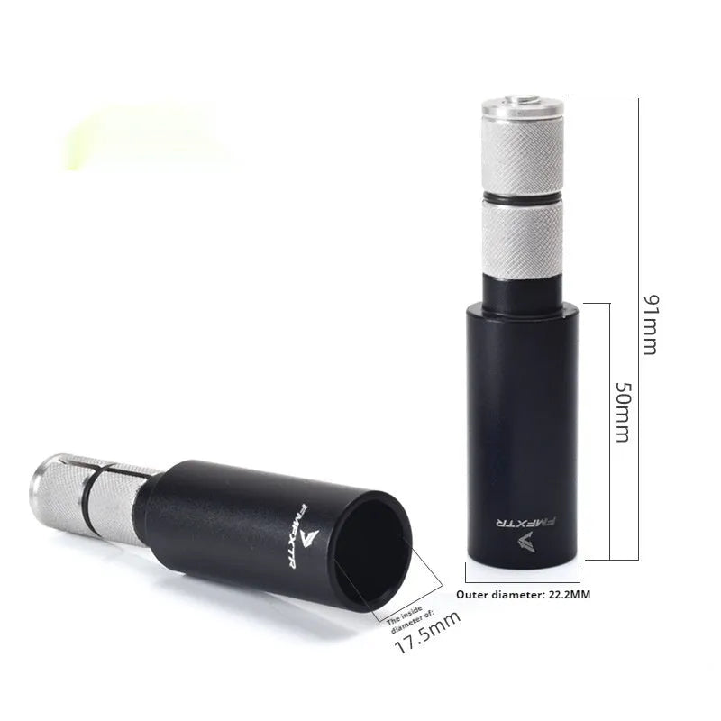 Aluminium alloy mountain bike handlebar extension rod with folding design