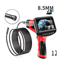 8.5mm dual-lens endoscope camera with choice of snake pipeline or hard-wire cable.