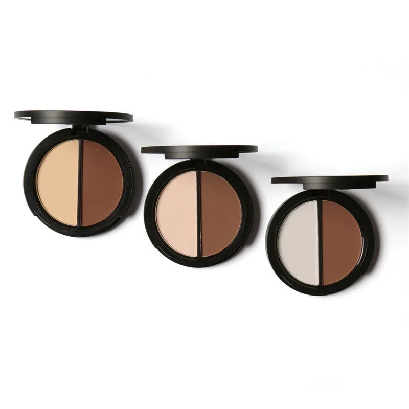 Buzz-Worthy bronzer and highlighter palette in a compact case measuring 18x75mm with three colour options