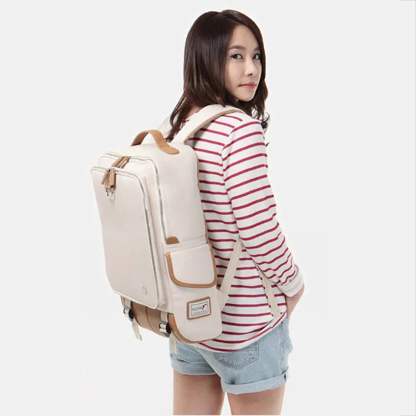 Modern Korean design men's backpack in Oxford cloth with 30x16x46cm dimensions