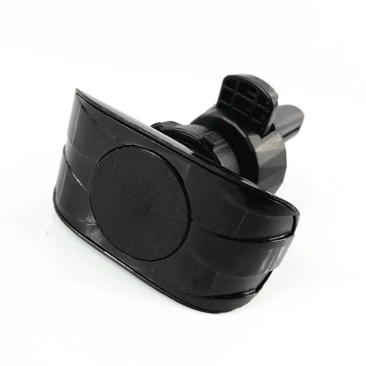 Glory black universal car phone holder shown mounted on a car dashboard.
