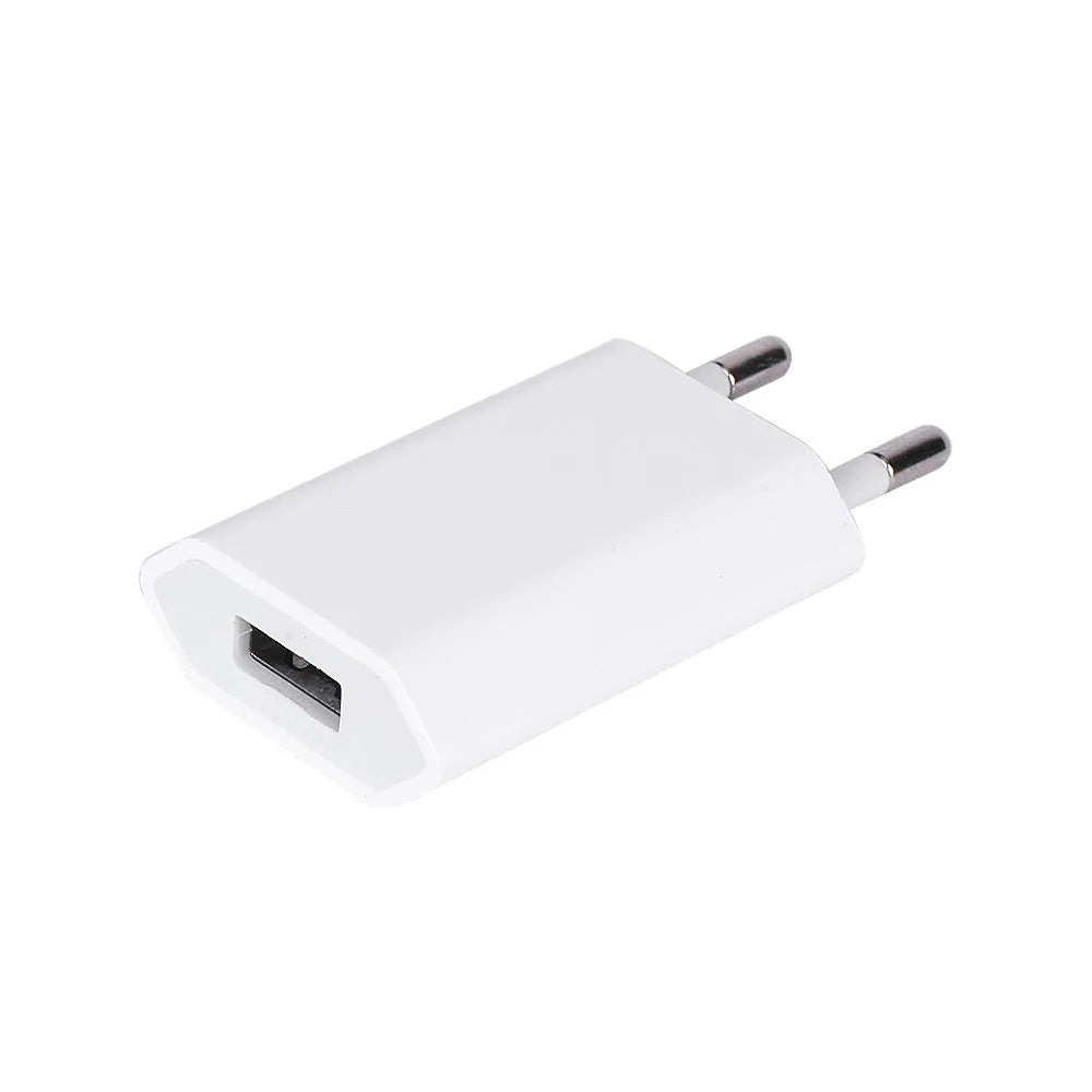 5V 2A USB travel charger and cable compatible with iPhone and iPad models