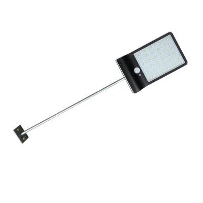 Black and white waterproof solar garden light for outdoor courtyard and balcony LED lighting