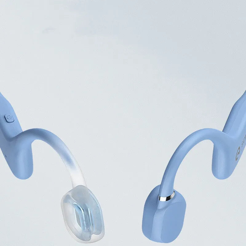 Bone conduction Bluetooth sports headphones in six colours including China red and haze blue