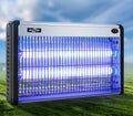 Electric mosquito killing lamp with UV light for indoor insect control in household and restaurant settings