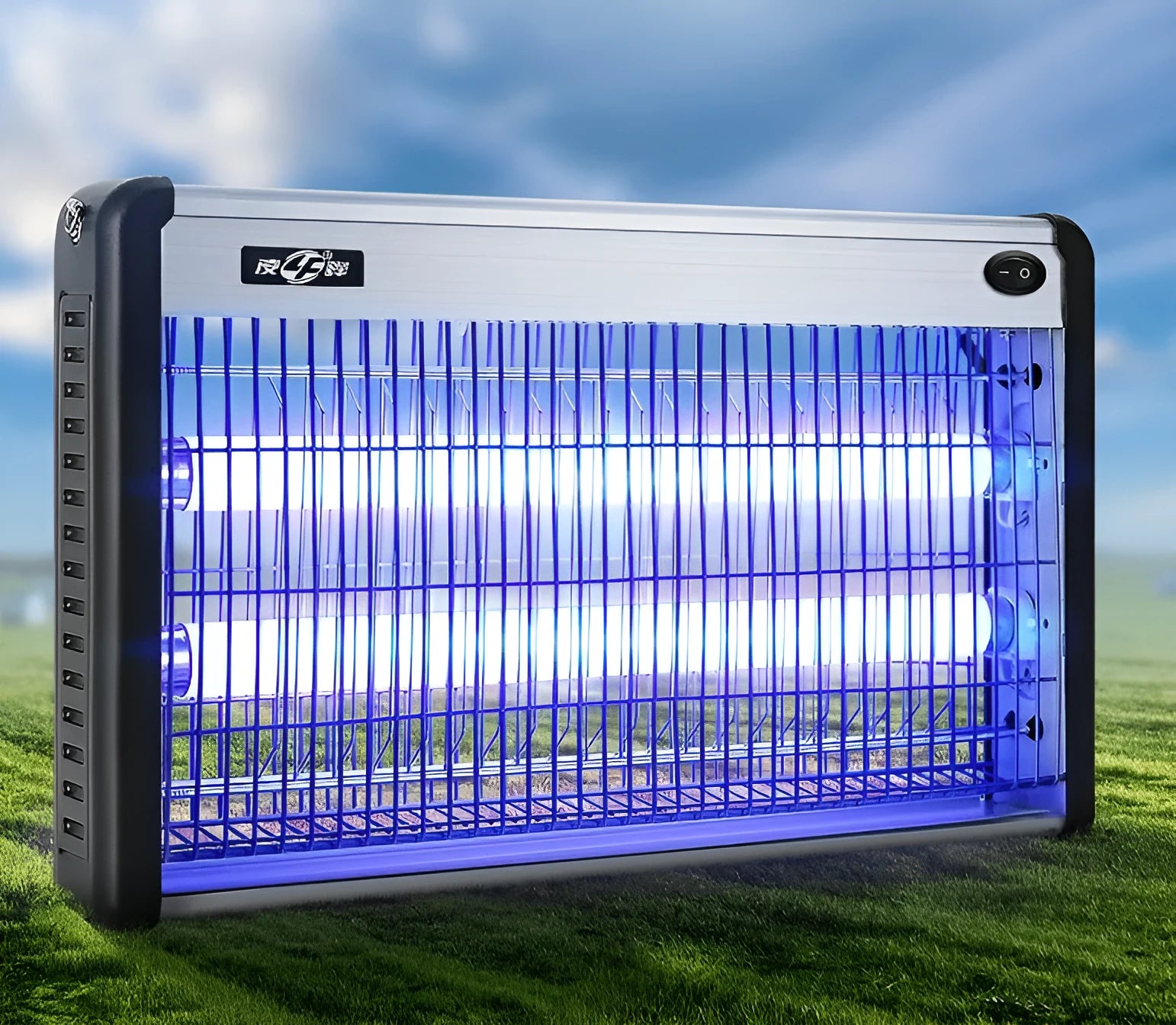 Electric mosquito killing lamp with UV light for indoor insect control in household and restaurant settings
