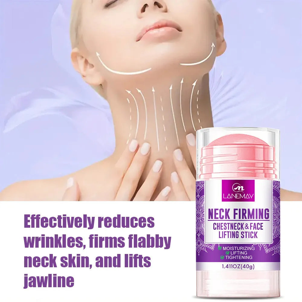 40g jar of anti-wrinkle neck firming cream for moisturising and brightening skin