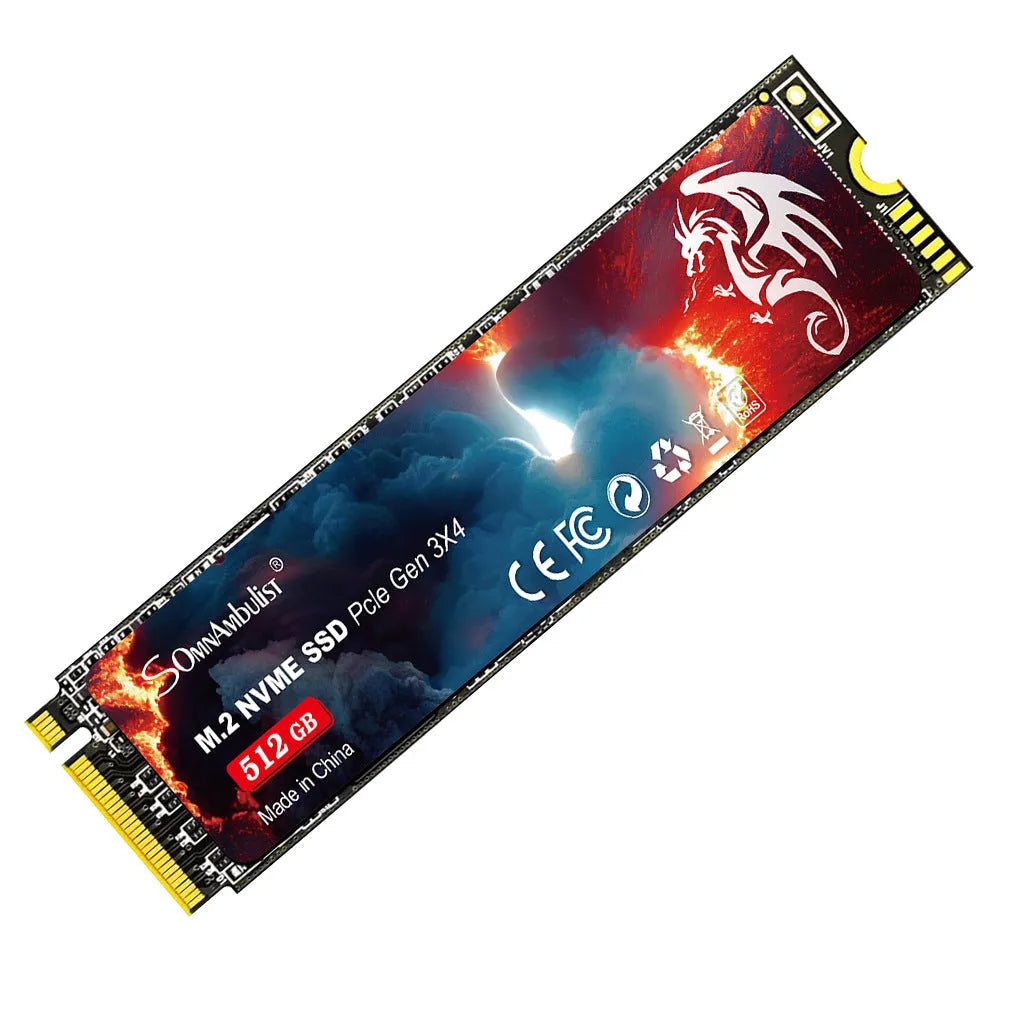 M.2 NVMe solid state drive for desktop computers with PCIe 3.0 interface.